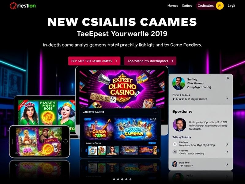 Discover the latest in online casino gaming with expert reviews, trends, and updates on new game launches. Find top-rated real-money games and guides for players of all levels.